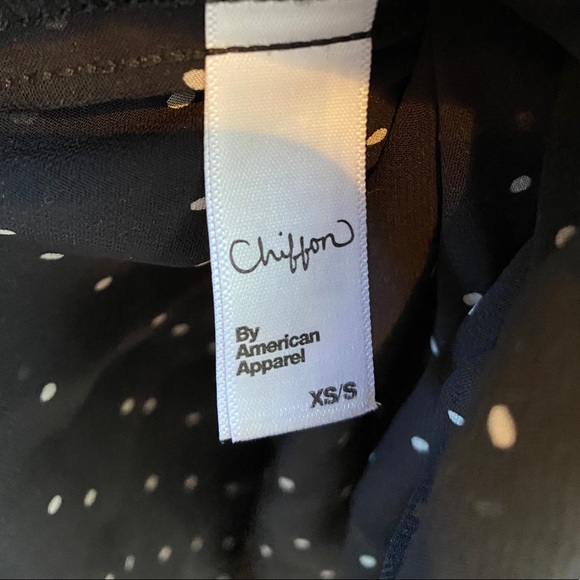 American apparel chiffon polka dot skirt - Picture 3 of 3